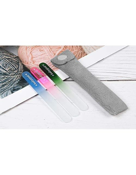 Lima de Uñas para Bebés Babygoal 3 Pack Vidrio Checo