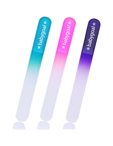 Lima de Uñas para Bebés Babygoal 3 Pack Vidrio Checo