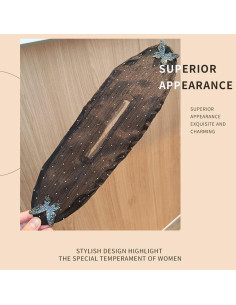 Juego de Clips para Cabello Rugwun 6Pcs con Flores Bordadas 2