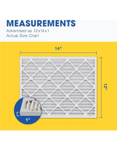 Filtro de Aire Plegado Aerostar MERV 8 30.48x35.56 cm - Paquete de 4 2