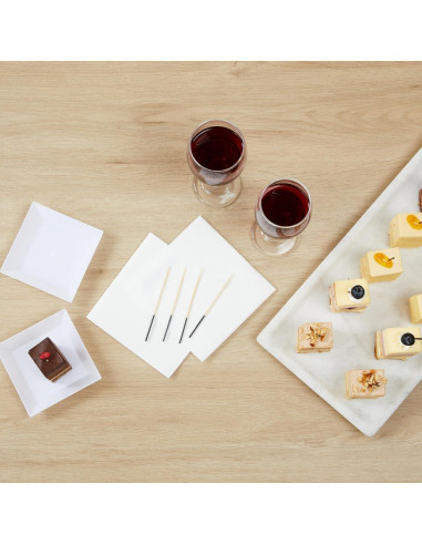 Brochetas de Bambú Negro Restaurantware 8.89 cm 100 Unidades