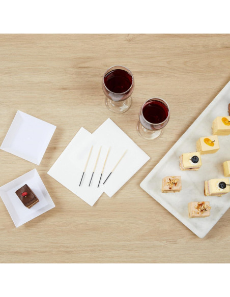 Brochetas de Bambú Negro Restaurantware 8.89 cm 100 Unidades