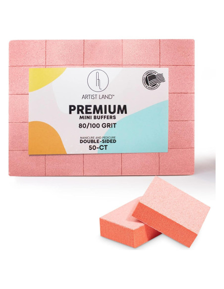 Juego de Mini Bloques de Pulido Artist Land 80/100 Grano - 50 Unidades