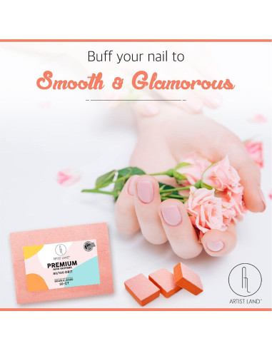 Juego de Mini Bloques de Pulido Artist Land 80/100 Grano - 50 Unidades