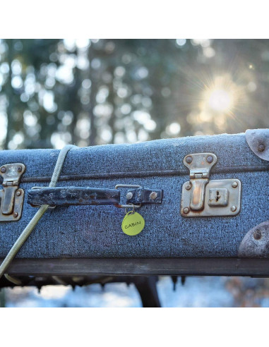 Etiquetas Plásticas Redondas Lucky Line 3.2 cm - 100 Unidades