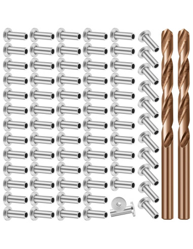 Mangas Protectores de Acero Inoxidable Therwen 200 Pcs 2 cm