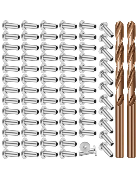 Mangas Protectores de Acero Inoxidable Therwen 200 Pcs 2 cm