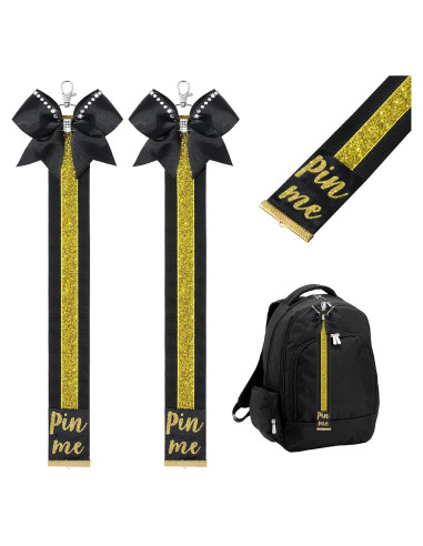 Set de 2 Llaveros Cheer Pin Me DEEKA para Mochila - Nylon Brillante
