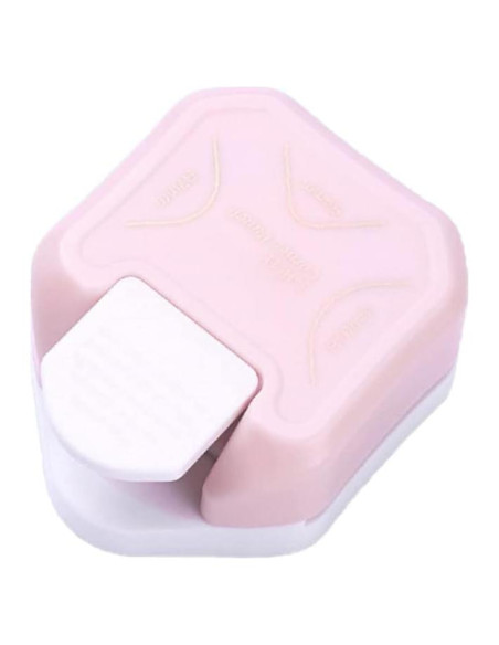 Perforadora de Esquinas 3 en 1 Tyenaza Rosa Manual