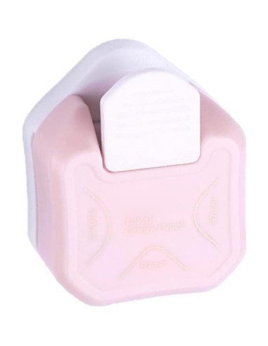 Perforadora de Esquinas 3 en 1 Tyenaza Rosa Manual