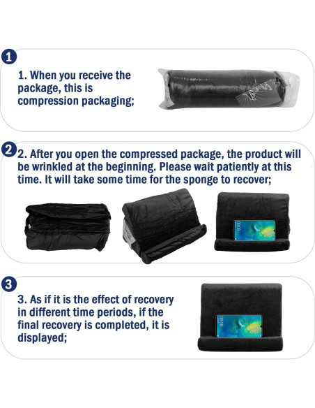 Soporte de Almohada Universal Sttargxing MyAStands01 Negro