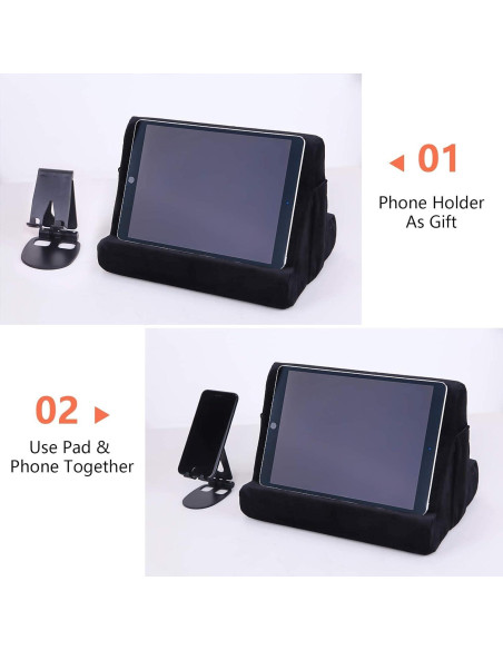 Soporte de Almohada Universal Sttargxing MyAStands01 Negro