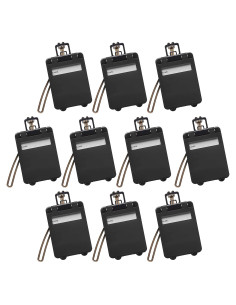 10 Mini Etiquetas de Equipaje de Mano Descuento Promos - Plástico