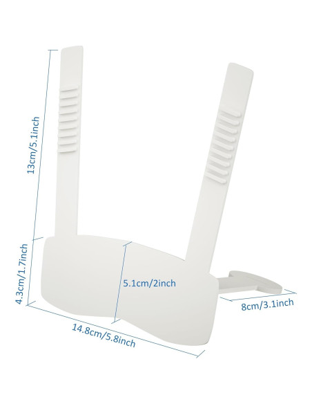 Deflector Universal de Orina TPE Blanco para Inodoro 1 pieza
