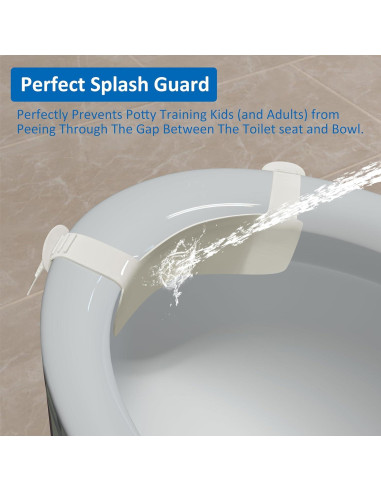 Deflector Universal de Orina TPE Blanco para Inodoro 1 pieza