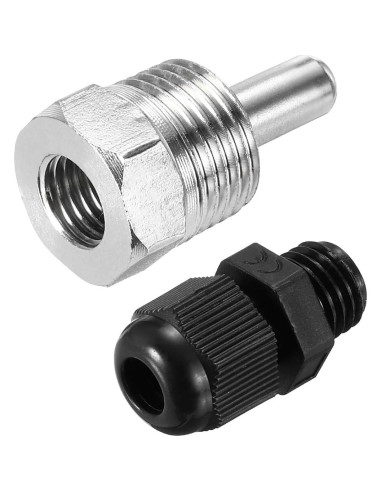 Termopar Sin Soldadura uxcell G1/2 Acero Inoxidable 30mm Negro