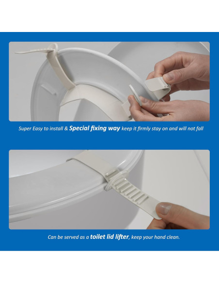 Deflector Universal de Orina TPE Blanco para Inodoro 1 pieza