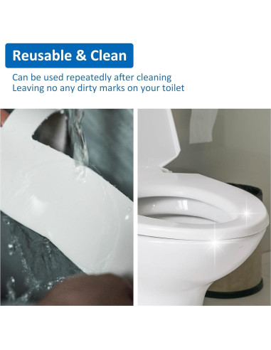 Deflector Universal de Orina TPE Blanco para Inodoro 1 pieza