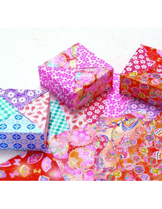 Papel de Origami Washi Japonés JapanBargain 300 Hojas 7.5 cm 2