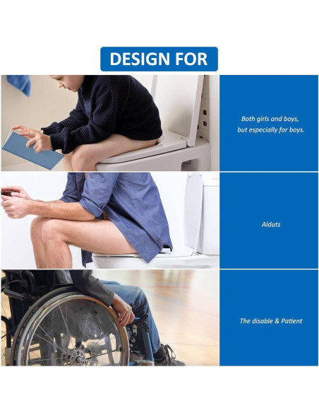 Deflector Universal de Orina TPE Blanco para Inodoro 1 pieza