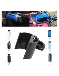 Soporte para Taza Z8 con Clip de Metal, Universal para UTV y Bicicleta