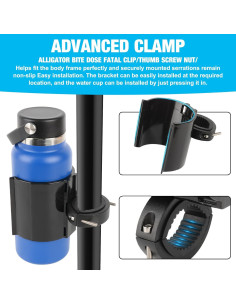 Soporte para Taza Z8 con Clip de Metal, Universal para UTV y Bicicleta 2