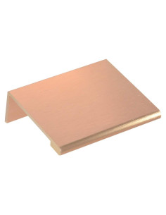 Tirador de borde CKP 51mm oro rosa cepillado fácil instalación