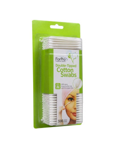 Hisopos de Algodón ForPro, 100% Biodegradables, 500 Unidades