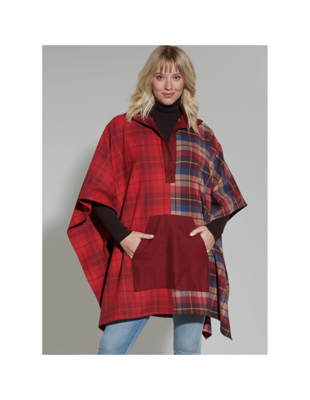 Kit de Patrón de Costura Poncho McCall's M8347 LRG-XLG-XXL