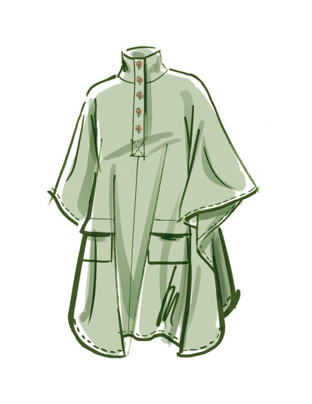 Kit de Patrón de Costura Poncho McCall's M8347 LRG-XLG-XXL