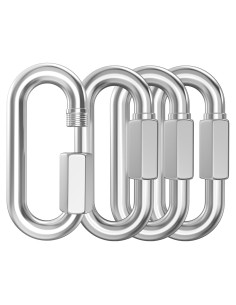 Eslingas de Cadena de Acero Inoxidable BNYZWOT 3.5" - 4 Piezas 2000 Lbs