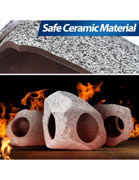 Decoración de Acuario CousDUoBe - Cueva Oculta de Roca y Plantas