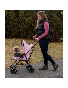 Carrito para Mascotas Pet Gear Lite Plus Rosa Claro 4.1 kg 2