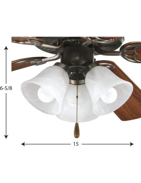 Kit de Luz para Ventilador Progress Lighting P2600-20WB LED