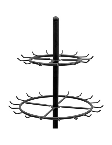 Perchero Giratorio Nozue de Exhibición para Cinturones 168cm Negro