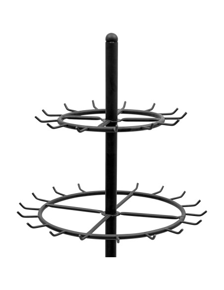 Perchero Giratorio Nozue de Exhibición para Cinturones 168cm Negro