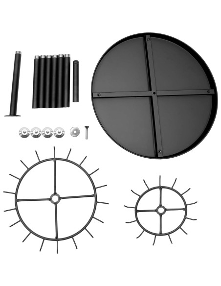 Perchero Giratorio Nozue de Exhibición para Cinturones 168cm Negro