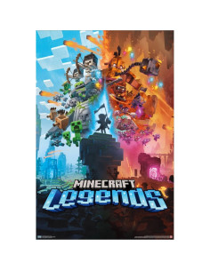 Póster de Lienzo Minecraft: Legends Trends International 37.4x56.7cm 2