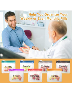 35 Bolsas Reutilizables para Pastillas Anglecai 75x75mm 2