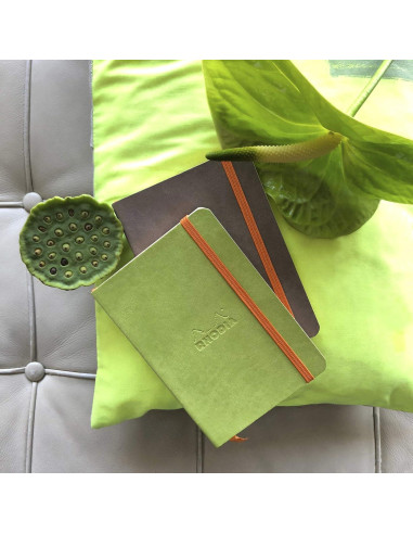 Cuaderno Rhodia Rhodiarama Tapa Blanda 72 Hojas Puntos Anís