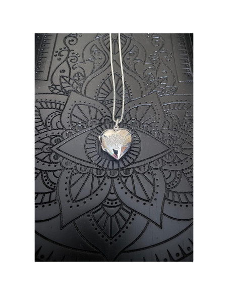 Colgante Árbol de la Vida de Plata de Ley con Cadena 45.72 cm