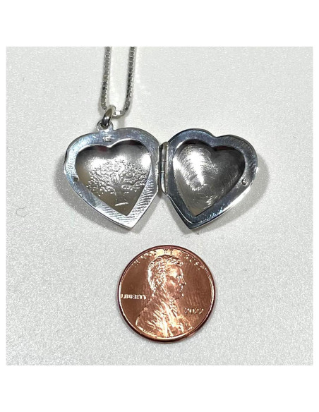 Colgante Árbol de la Vida de Plata de Ley con Cadena 45.72 cm