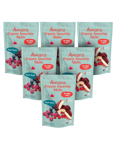 Amara Smoothie Melts - Snacks Saludables para Bebés 170g