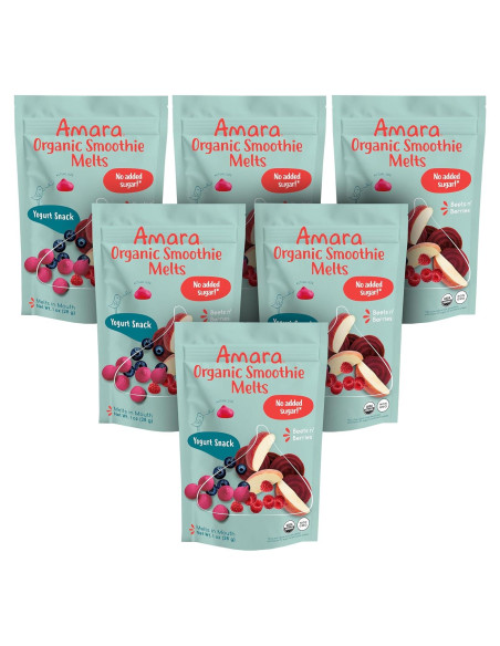 Amara Smoothie Melts - Snacks Saludables para Bebés 170g