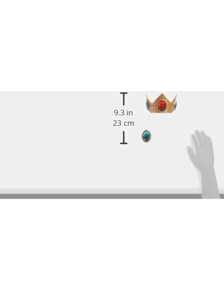 Corona y Amuleto Princesa Peach Disguise 8.26x13.97cm