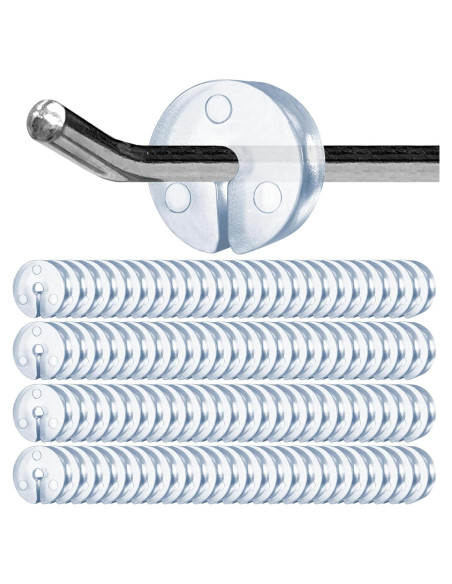 Tapones de Gancho Gluposti 100 Unidades para Tableros de Clavijas