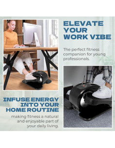 Máquina elíptica de escritorio Leasbar ZHNBH1805 portátil 2