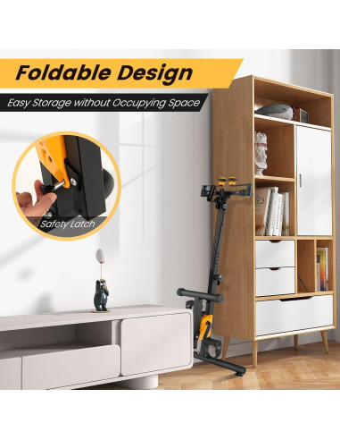 Ejercitador de Pedales Plegable Goplus para Ancianos 101.6 cm