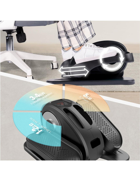 Máquina elíptica de escritorio Leasbar ZHNBH1805 portátil