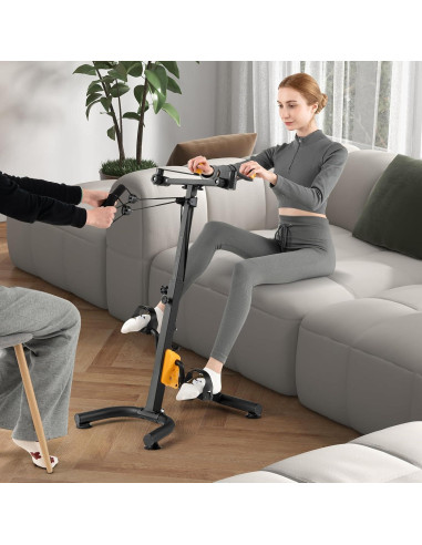 Ejercitador de Pedales Plegable Goplus para Ancianos 101.6 cm